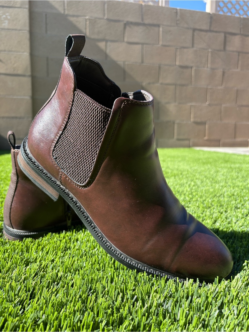 J.Ferrar Blake Chelsea Boots Men’s Size 11 Brown Pull On Ankle Dress Boots